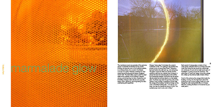 Oedipus Rem layout - Koolhaas faces off against Mies' Crown Hall with orange